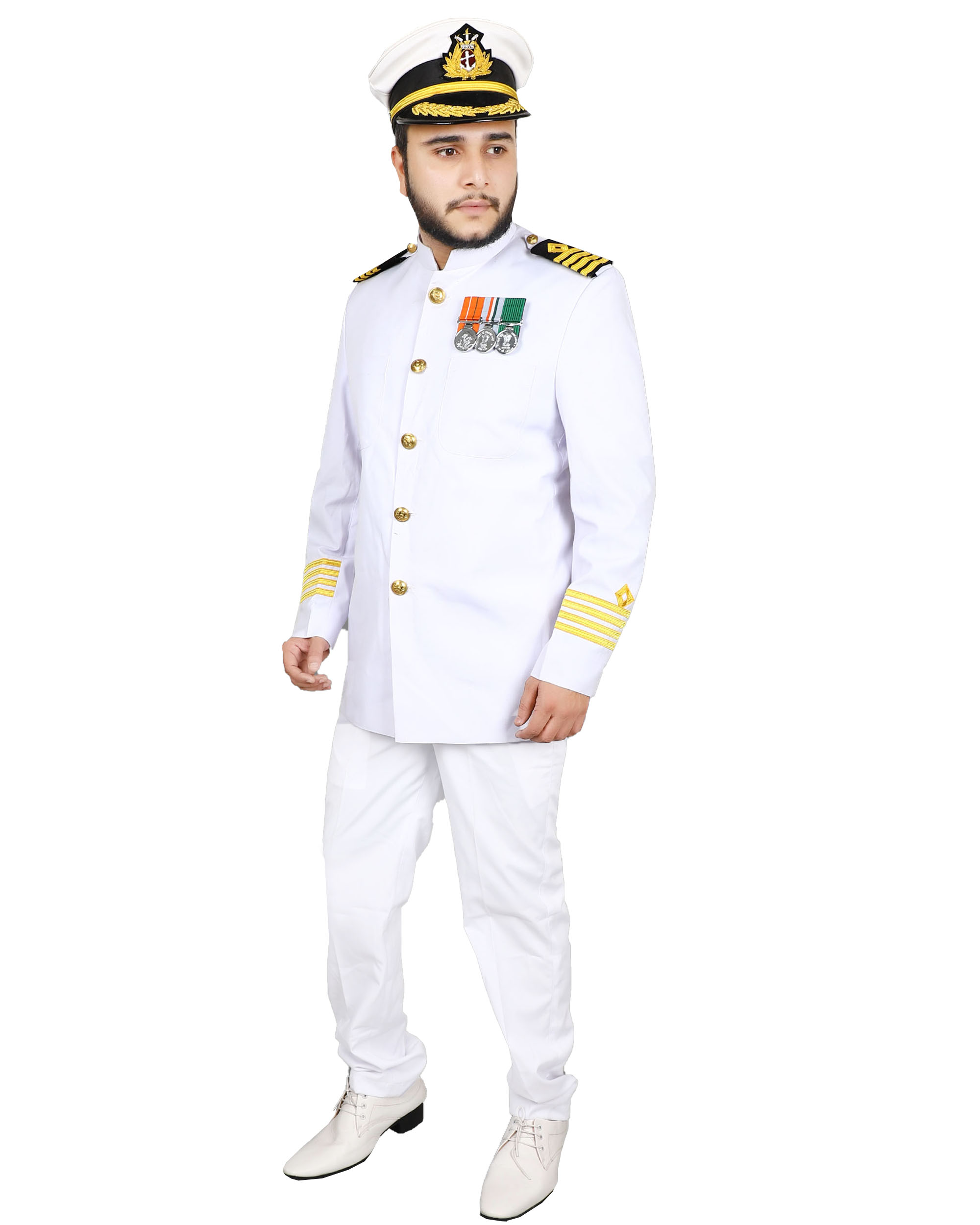 Indian Navy White Coat And Blazer