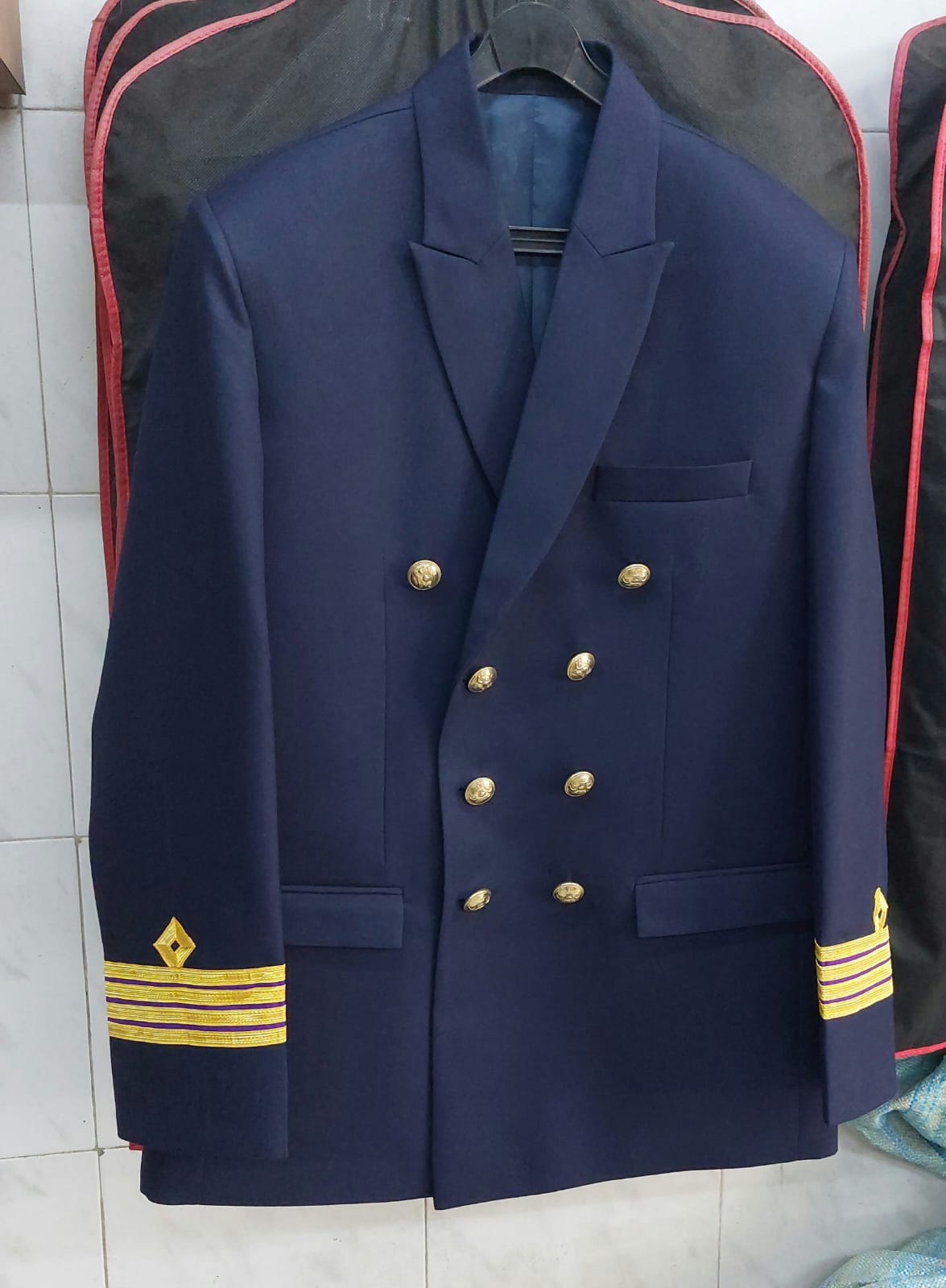 Merchant Navy Navy Blue Blazer