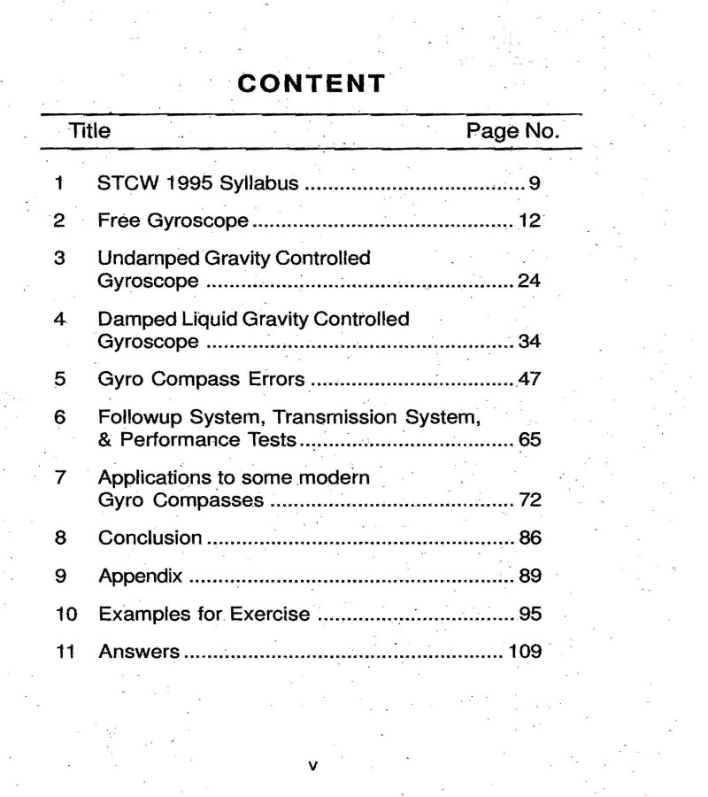 Theory of Marine Gyro Compass