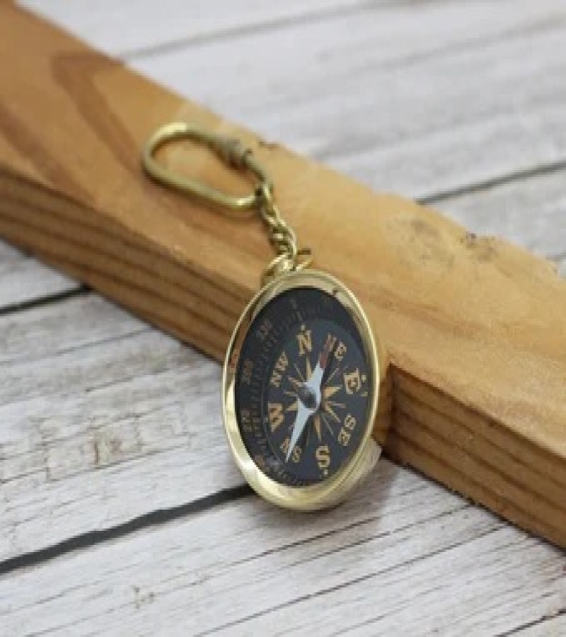 Compass Key Ring