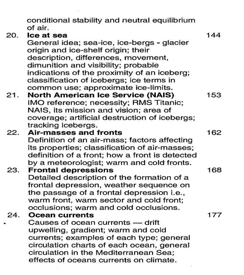 Marine Meteorology