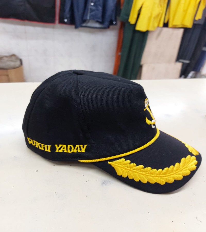 Customized Black Master Cotton Cap