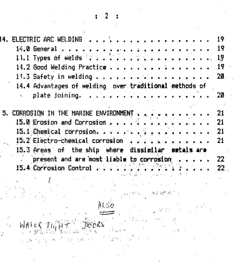 Ship Construction