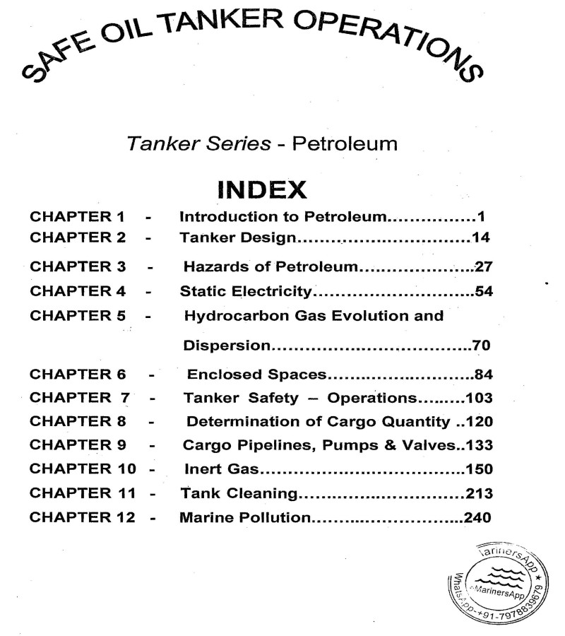 Safe Oil Tanker Operation