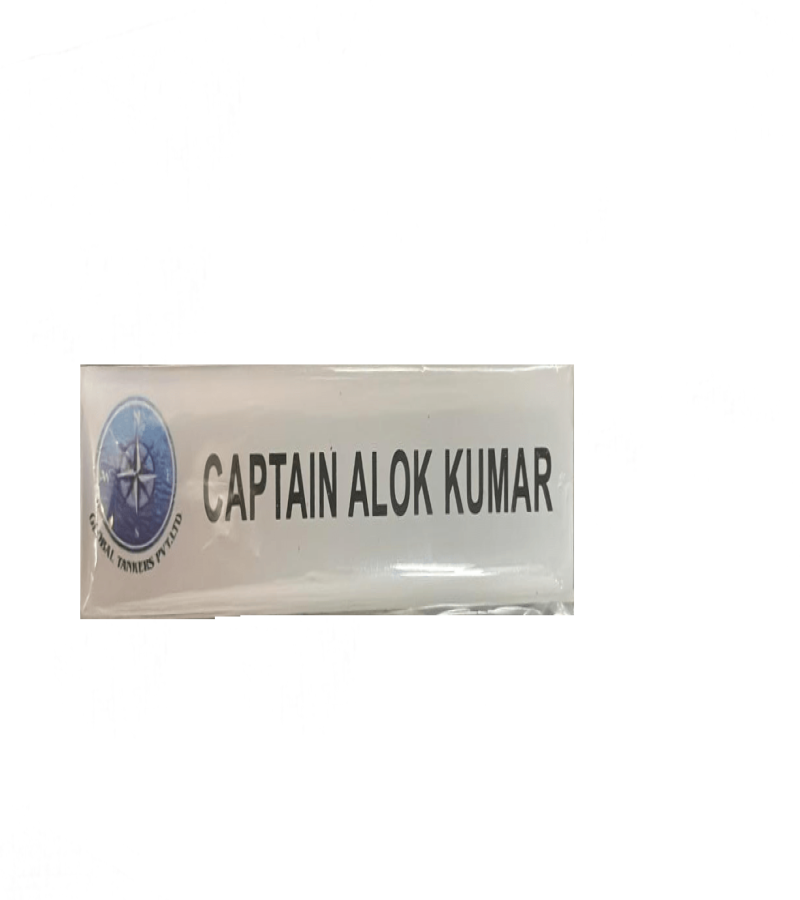 Name Plate With Company Logo