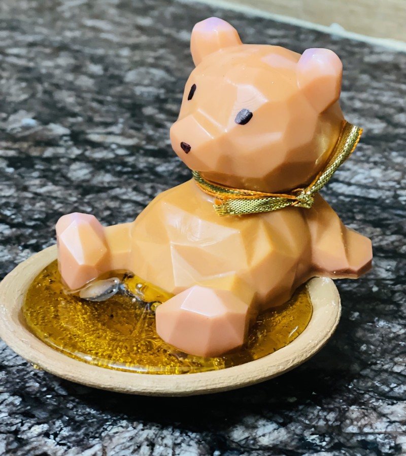 Big Teddy Wax Candle 