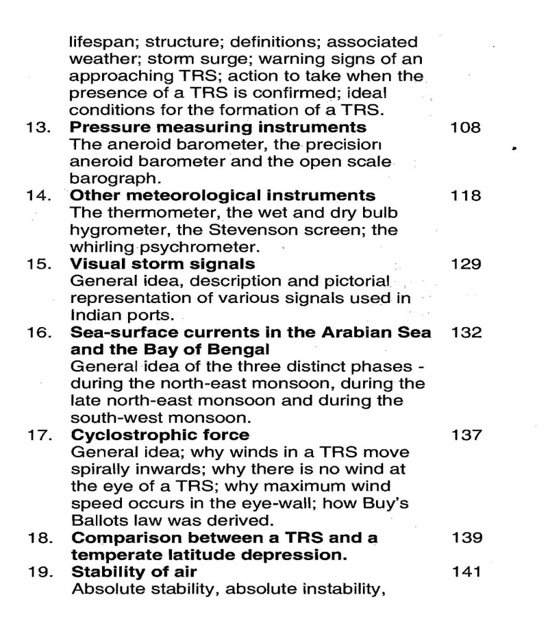 Marine Meteorology