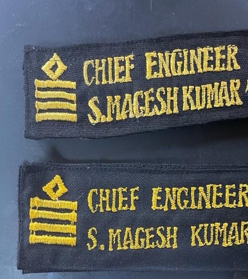 Customized Black Velcro