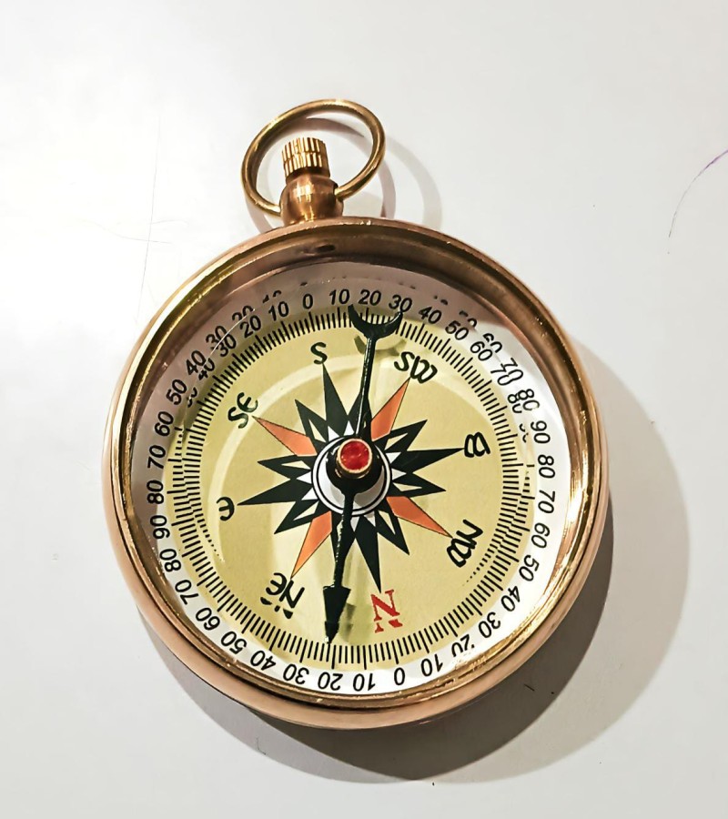 Brass Compass 2 Inch