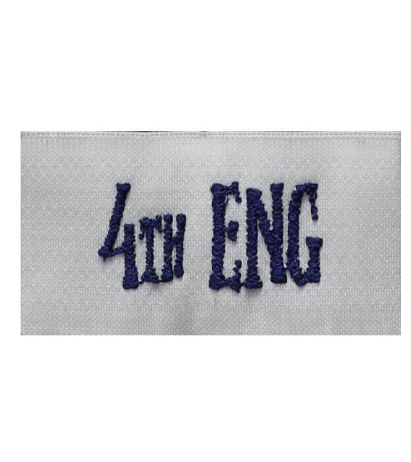 Engineer - White Color Velcro