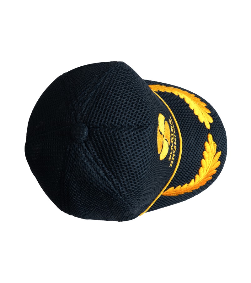 Marine Engineer Black Master Cap