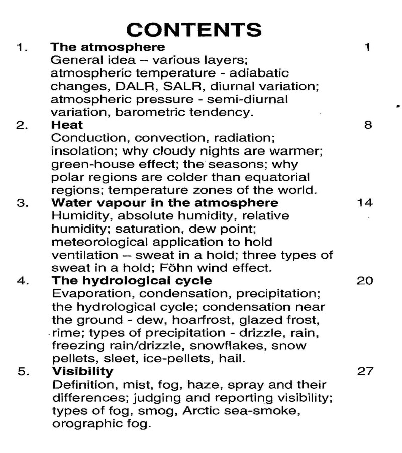 Marine Meteorology