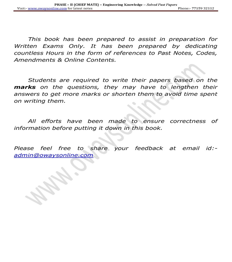 Engineering Knowledge MMD Past Papers Solved Phase 2