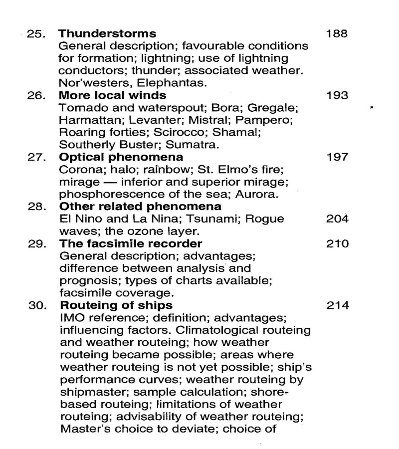 Marine Meteorology