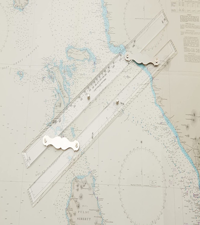 Navigation Parallel Ruler 55 cm ,Capt Field Pattern