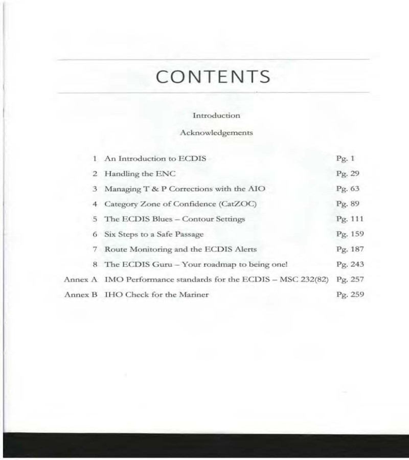 The Ecdis Blues