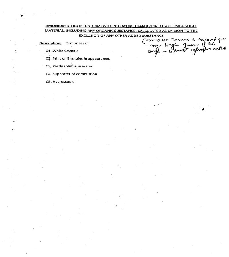 Cargo Notes
