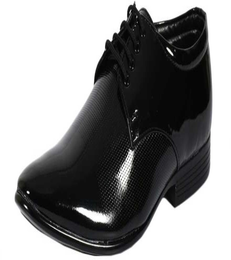 Antire Black Formal Shoe Derby Shining