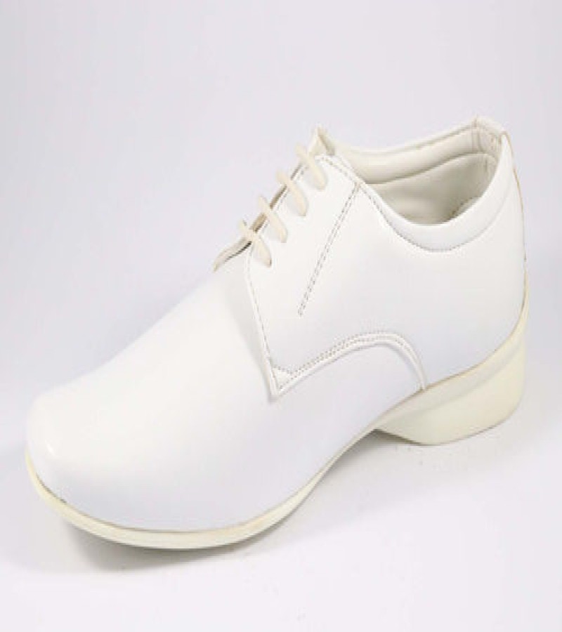 White Formal Uniform Shoe Light Weight