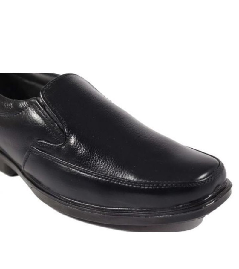 Blue Well genuine leather black shoes