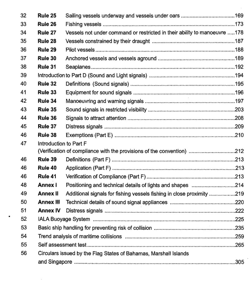 Rule Of the Road Book / ROR Book