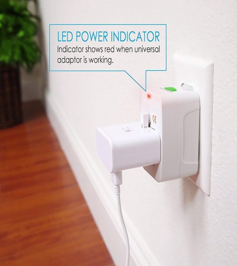 Universal Travel Adaptor With USB