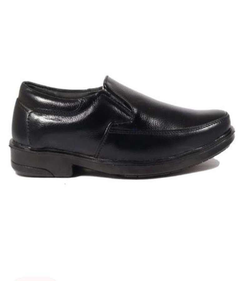 Blue Well genuine leather black shoes