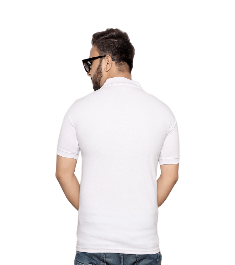 Chief Officer Rank Stripe T shirt White Color