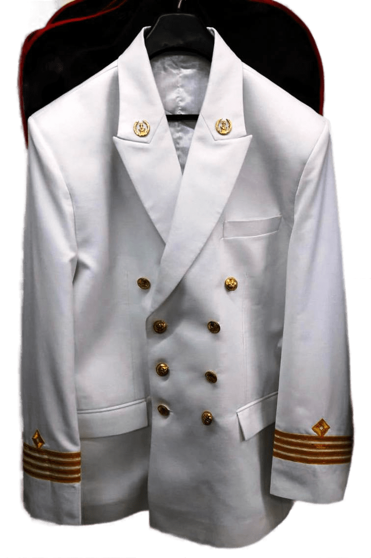 MERCHANT NAVY WHITE BLAZER