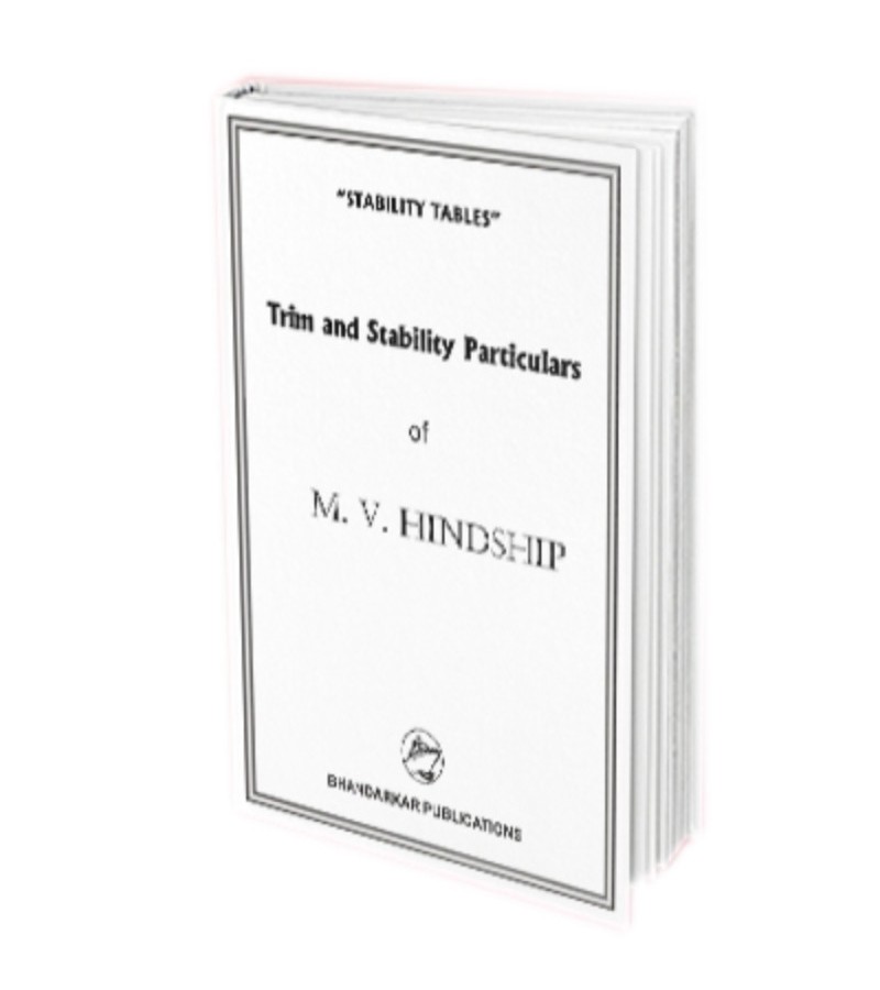M V Hindship (Trim And Stability Particulars)