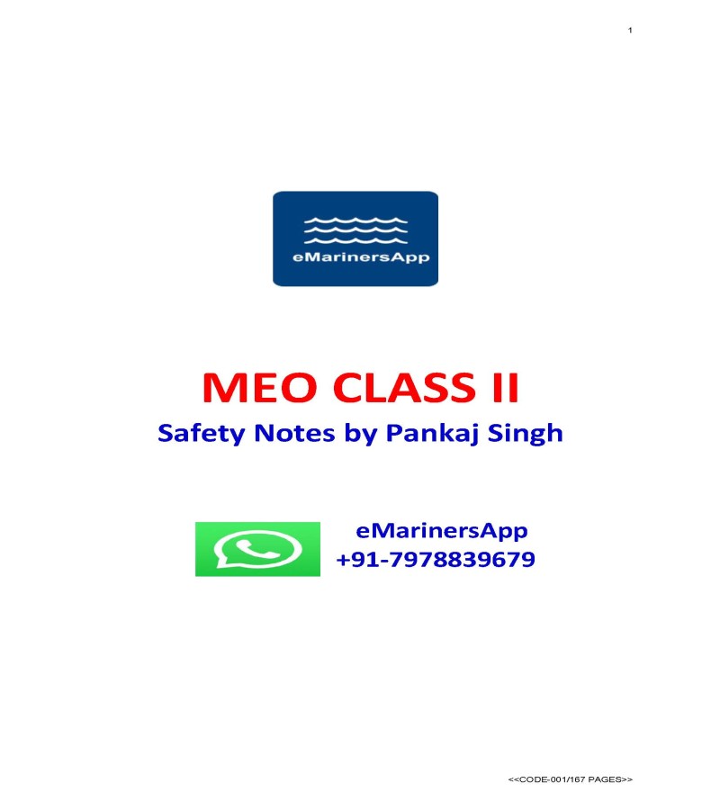 Safety Notes by Pankaj Singh MEO CLASS II (01)