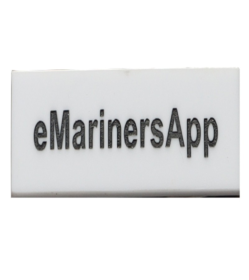 White Color Name Plate Without Lamination