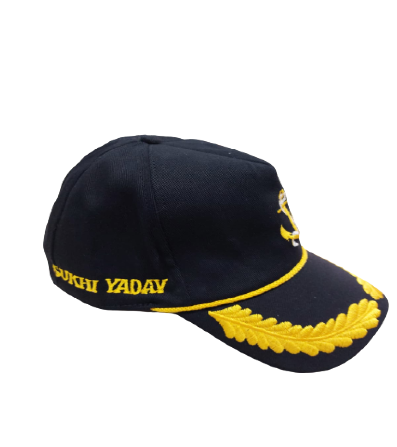 Customized Black Master Cotton Cap