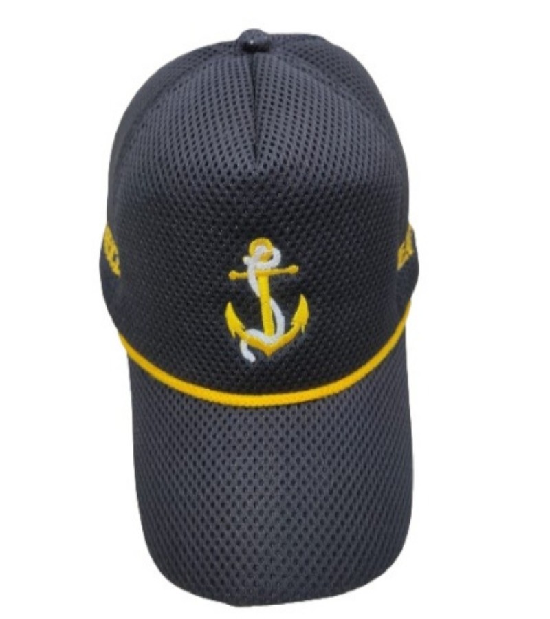 Customized Black Officer Cap