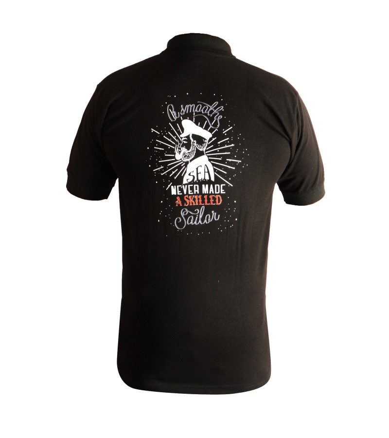 Never Made Sailor T shirt Black Color