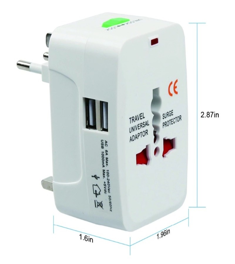 Universal Travel Adaptor With USB