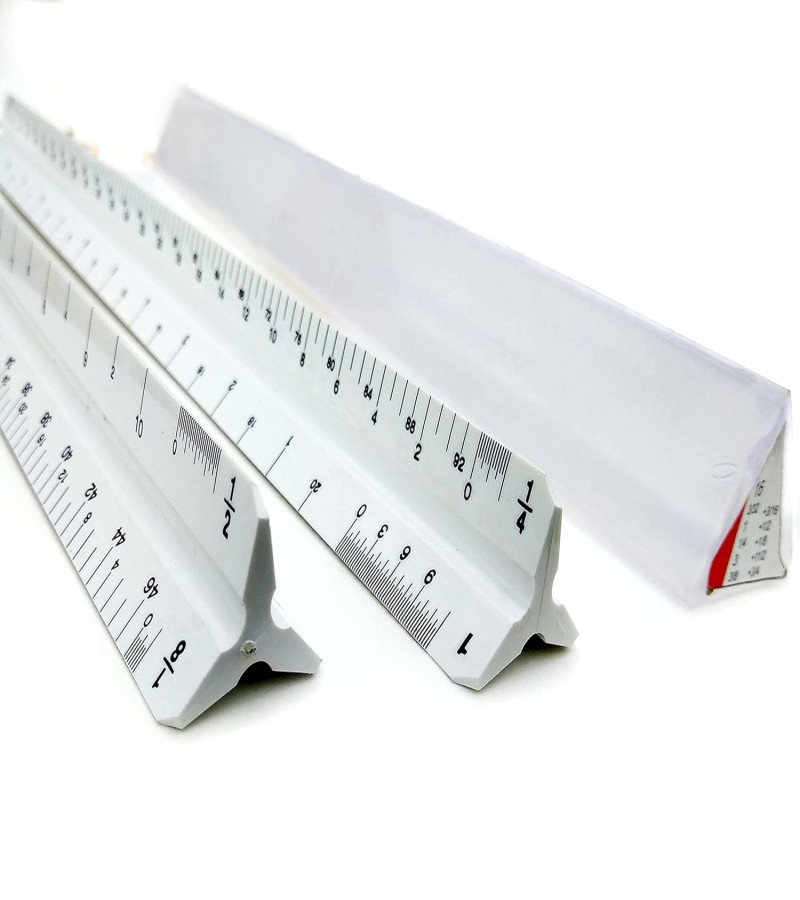 12-inch Triangle Scale Ruler