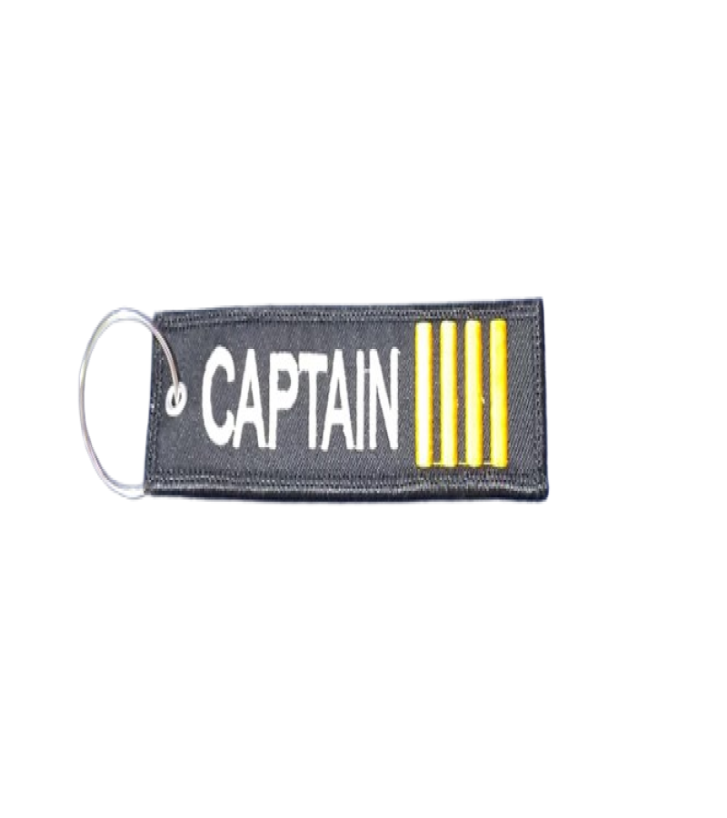 Captain Rank Stripe Key Chain
