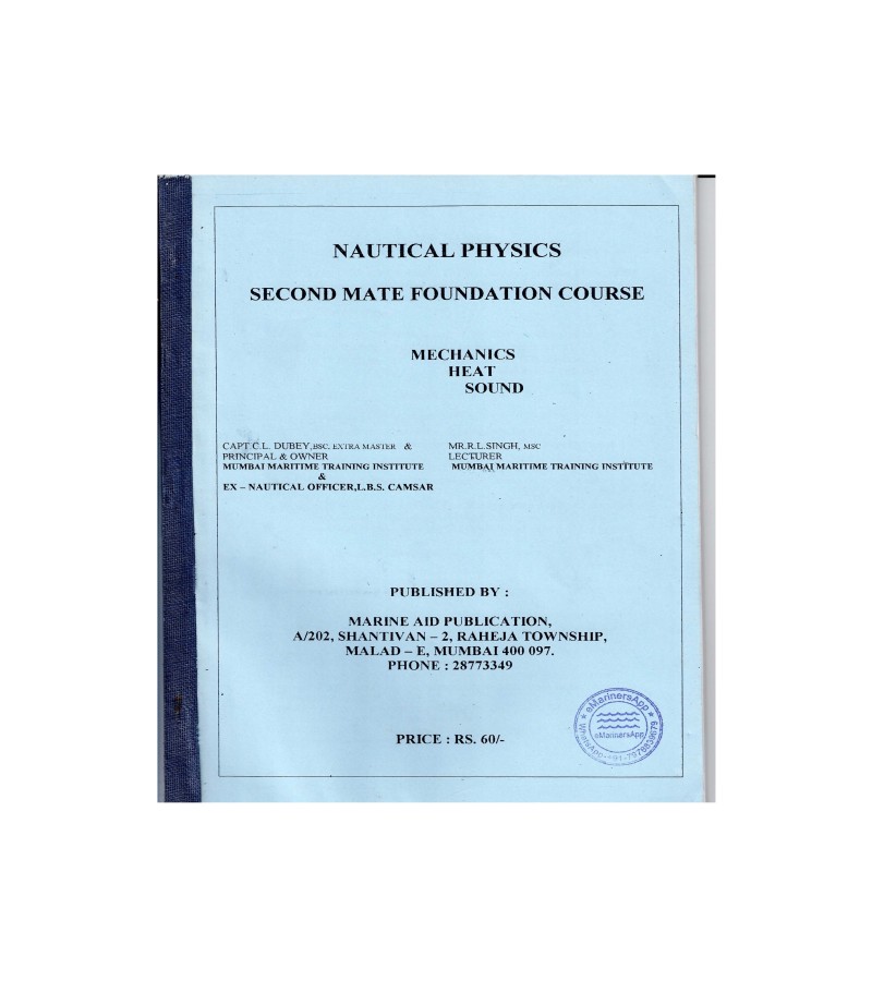 Second Mate Foundation Course Nautical Physics