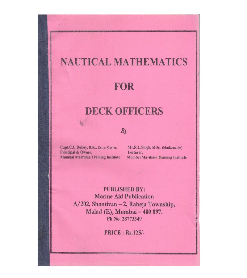Nautical mathematics for Deck Officers